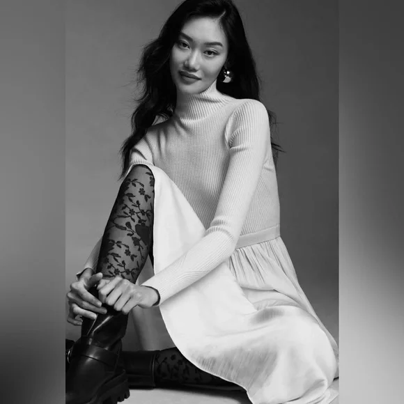 70-Anthropologie By Anthropologie The Thea Sweater Dress - Picture 5 of 7